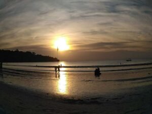 Dinner on jimbaran beach